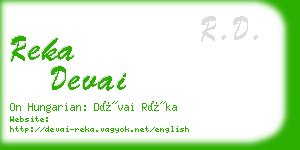 reka devai business card